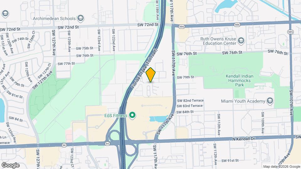 11851 SW 80th Ter Map and Location Details