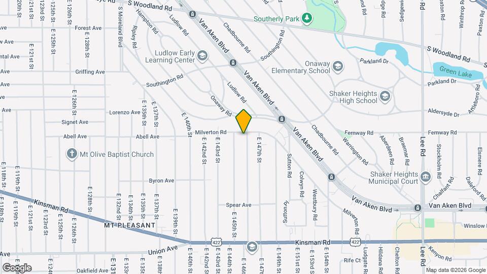 14520 Milverton Rd Map and Location Details