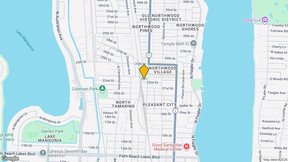 615 22nd St Map and Location Details