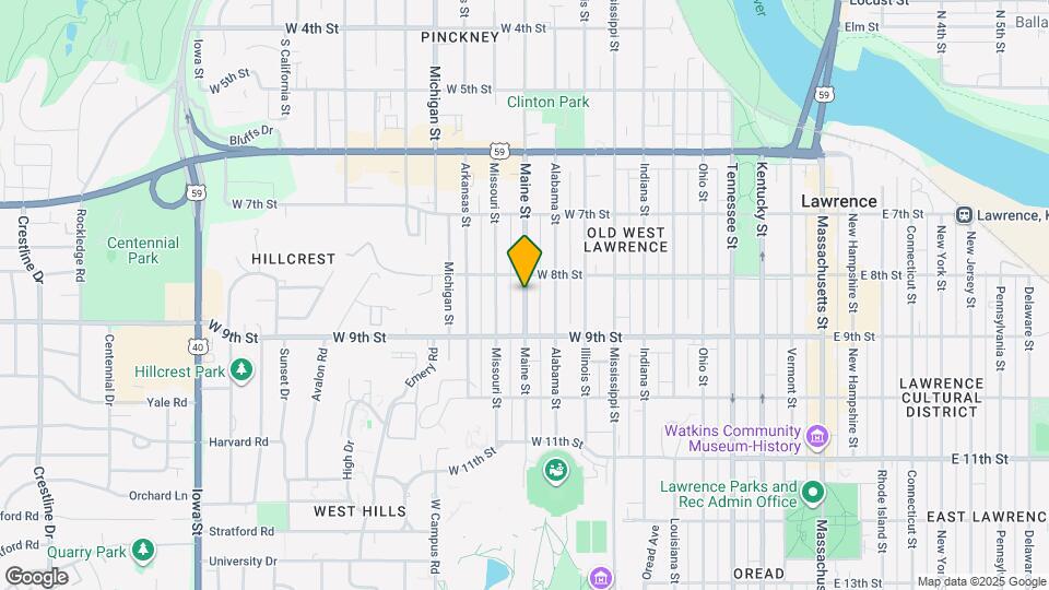 813 Maine St Map and Location Details