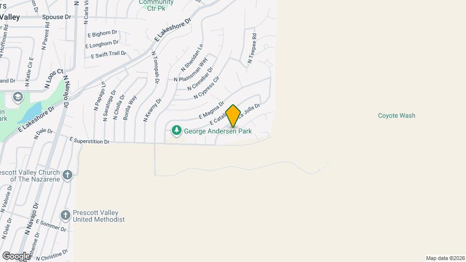 9780 E Sagebrush Dr Map and Location Details