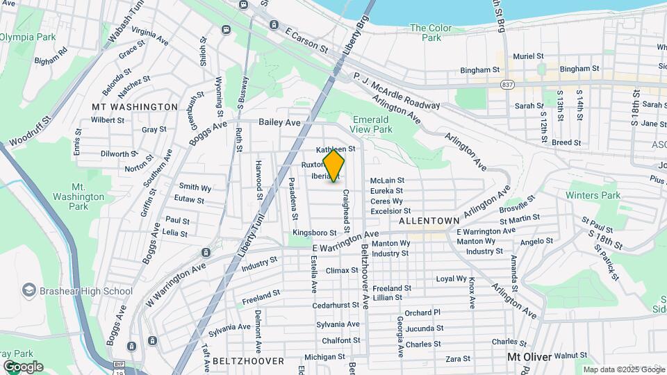 435 Eureka St Map and Location Details