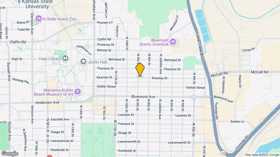 831 Kearney St Map and Location Details