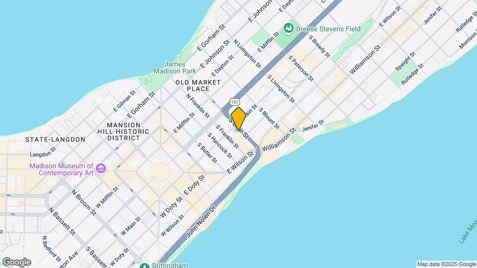 110 S Blair St, Unit 1 Map and Location Details