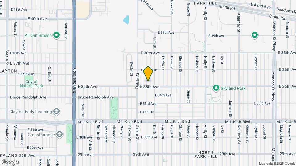3520 Eudora St Map and Location Details