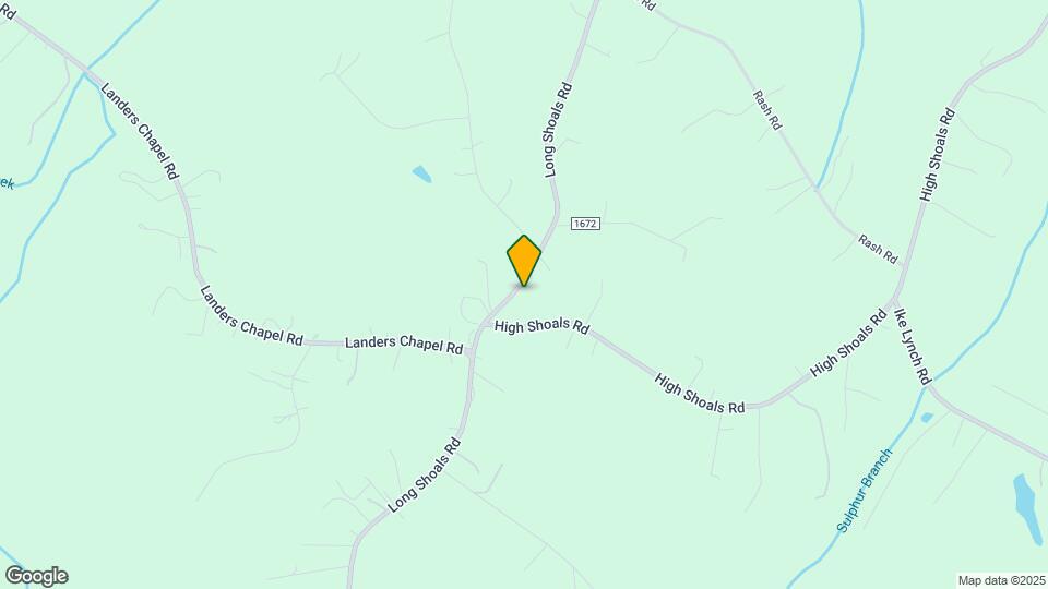 1222 Long Shoals Rd Map and Location Details