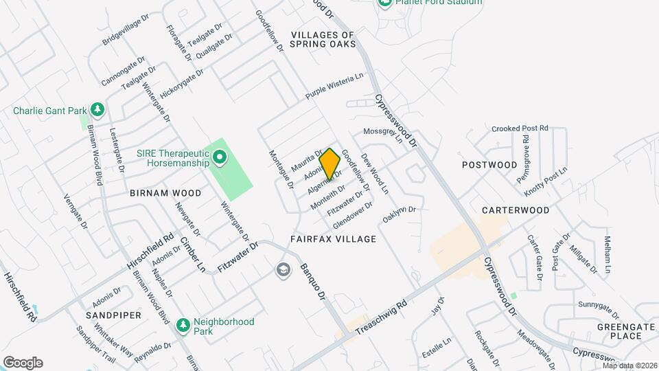 4926 Algernon Dr Mapa y Detalles de la Ubicación