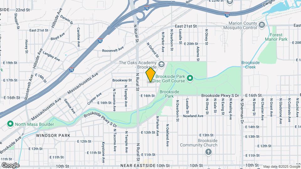 2910 E 17th St Map and Location Details