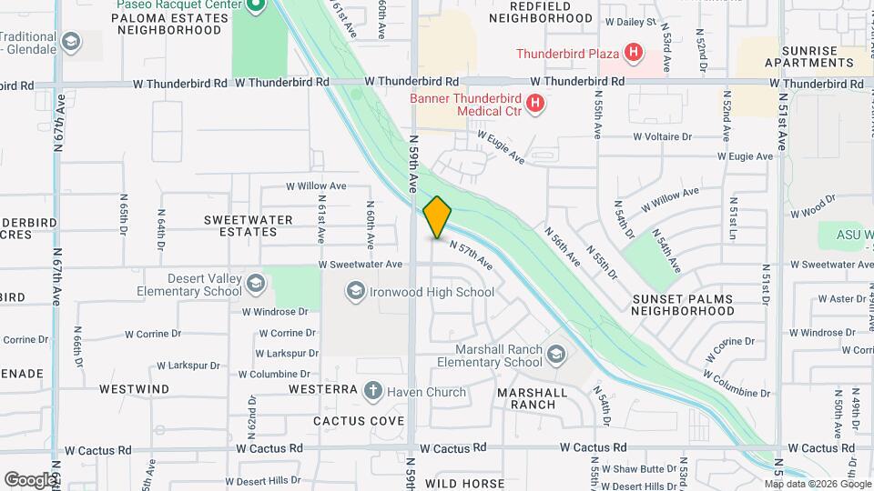 12906 N 57th Ave Map and Location Details
