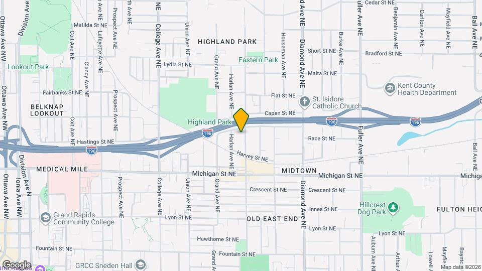 541 Eastern Ave NE Map and Location Details