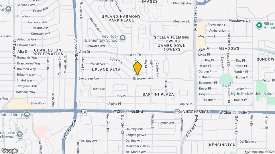 5326 Evergreen Ave Map and Location Details