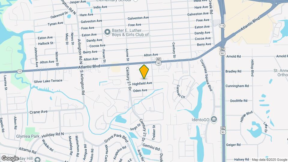 8207 Highfield Ave Map and Location Details