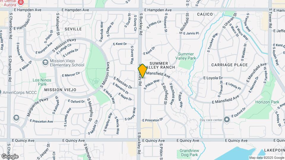3921 S Pagosa St Map and Location Details