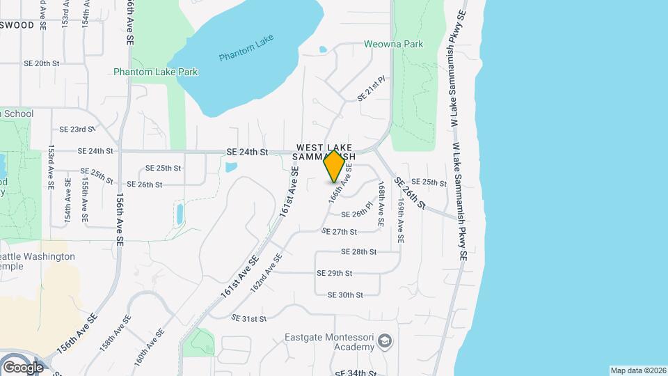 2537 166th Ave SE Map and Location Details