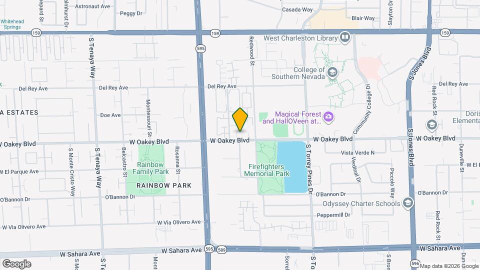 6760 W Oakey Blvd Mapa y Detalles de la Ubicación