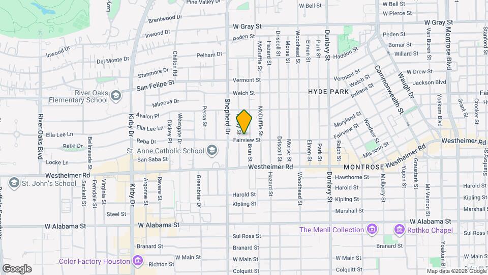 2022 Fairview St Map and Location Details