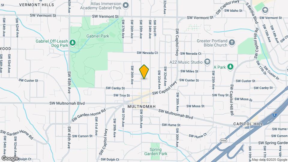 7548 SW 35th Ave Map and Location Details