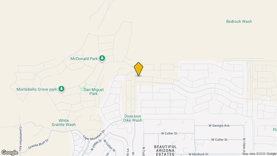 5816 N 202nd Ln Map and Location Details