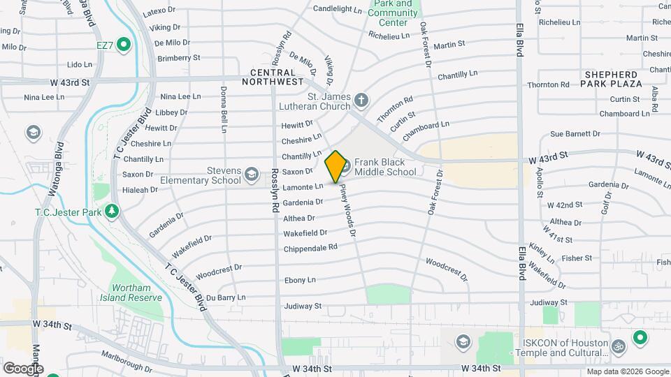 1605 Lamonte Ln Map and Location Details