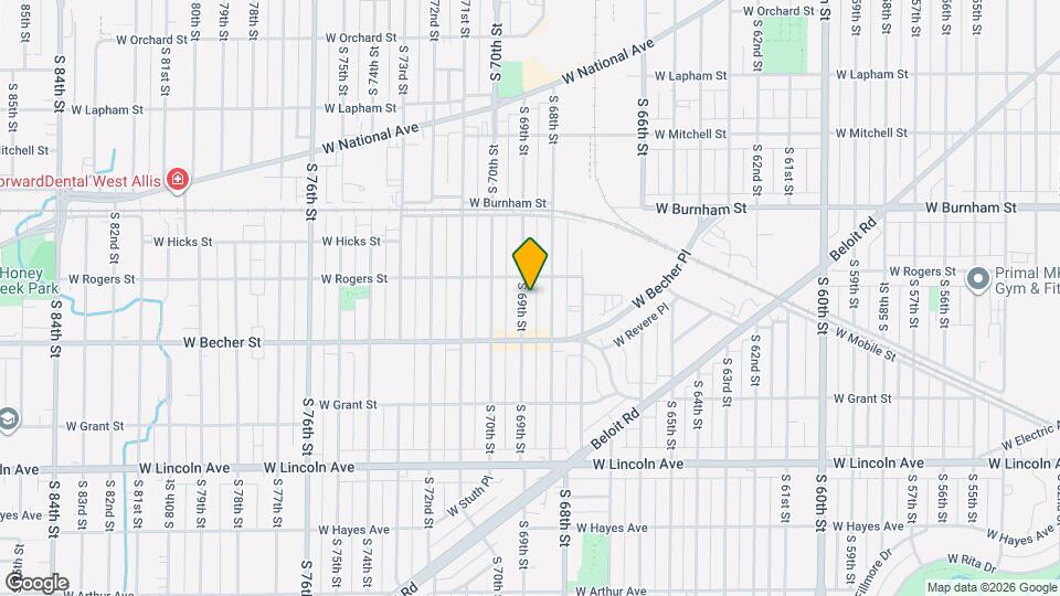 2024 S 69th St Map and Location Details
