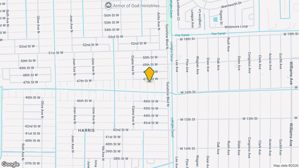 4626 Connie Ave N Map and Location Details