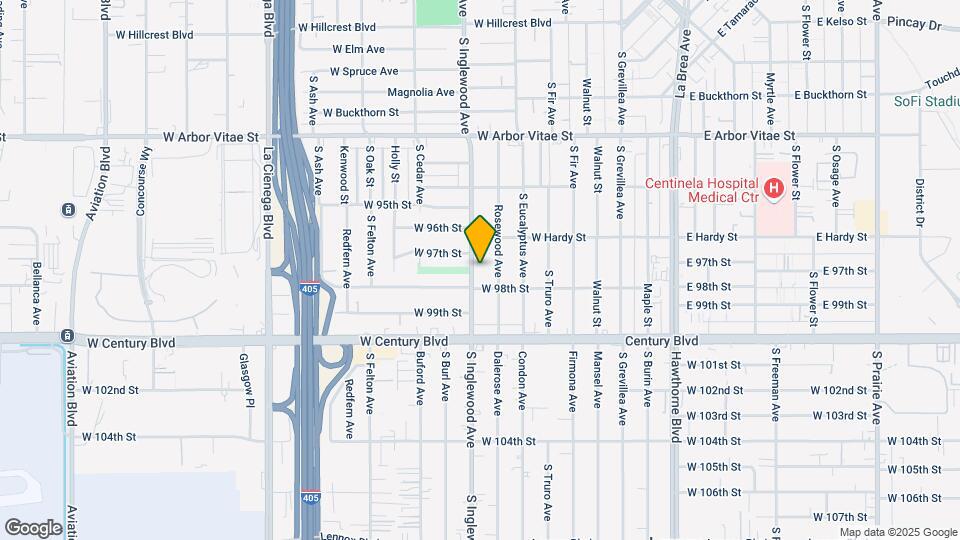 1130 S Inglewood Ave Map and Location Details