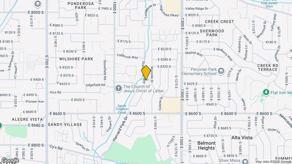 8419 Grambling Way Map and Location Details