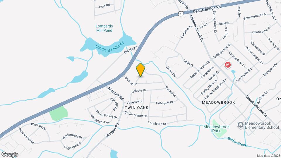 3414 Aurelia Dr Mapa y Detalles de la Ubicación