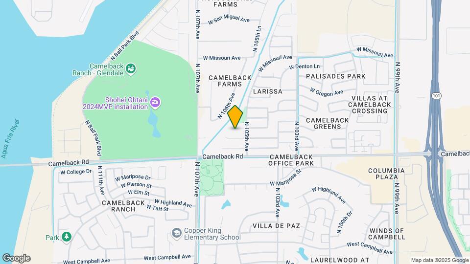 10527 W Windsor Blvd Map and Location Details