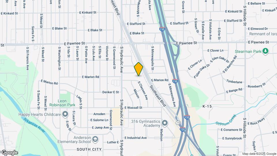 2626 S Classen St Mapa y Detalles de la Ubicación