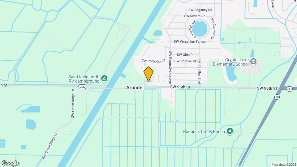 9550 SW Purple Martin Way Mapa y Detalles de la Ubicación