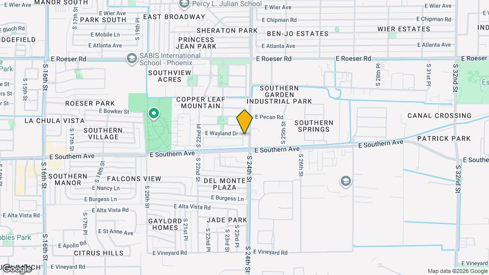 5815 S 23rd Way Map and Location Details