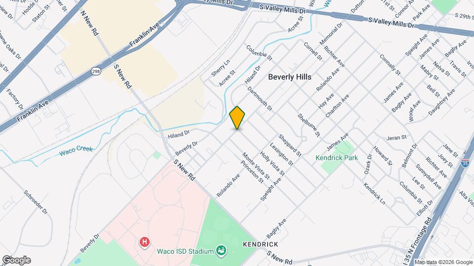 1101 Holly Vista St Map and Location Details