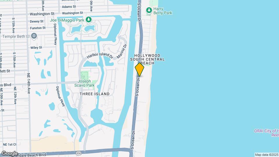 2751 S Ocean Dr Map and Location Details