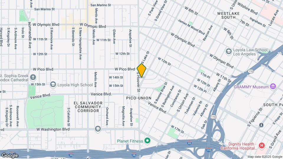 1351-1359 S Alvarado St Map and Location Details