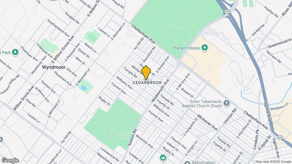 8509 Temple Rd Map and Location Details