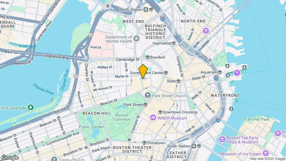 126 Bowdoin St Map and Location Details