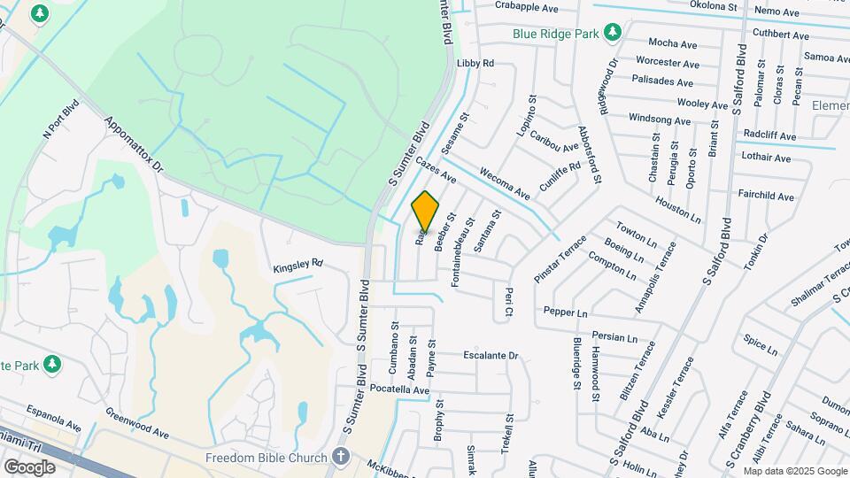 3896 Ragen St Map and Location Details