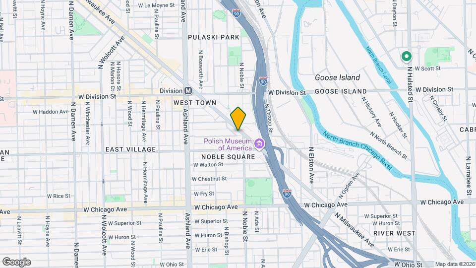 1050 N Milwaukee Ave, Unit 02a Map and Location Details