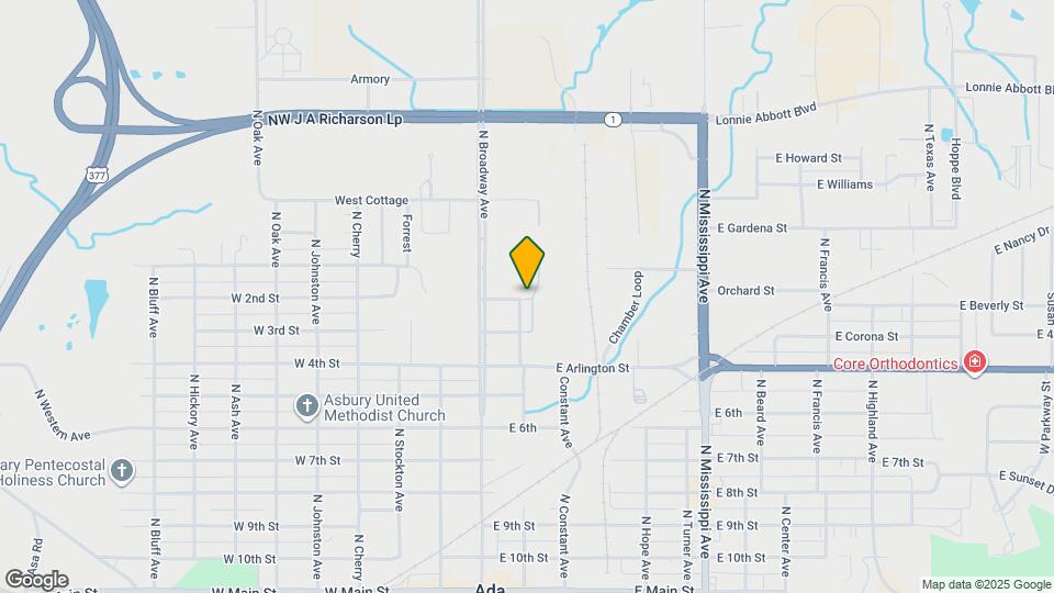 204 E 2nd Map and Location Details