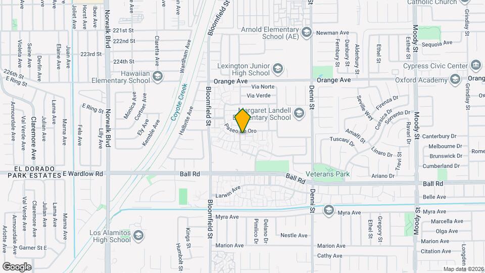 9808 Via Sonoma Map and Location Details