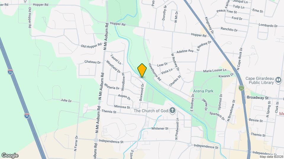 616 Boxwood Dr Map and Location Details