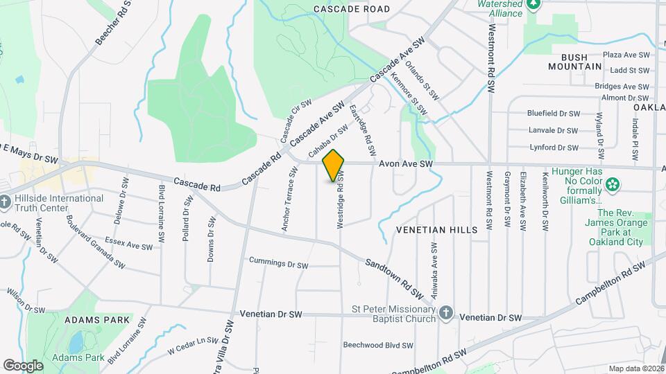 1243 Westridge Rd SW Map and Location Details