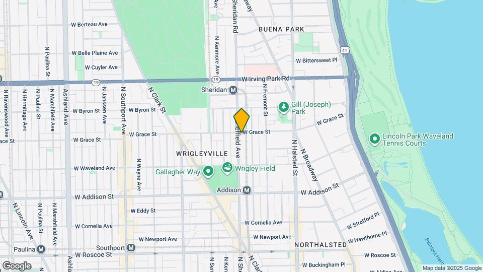 949 W Grace St Map and Location Details