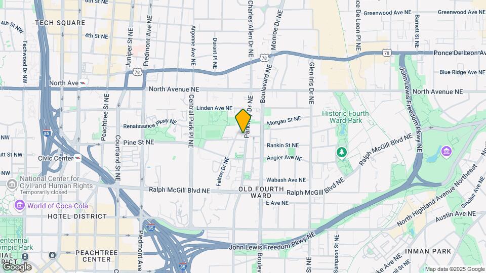 500 Parkway Dr NE Map and Location Details
