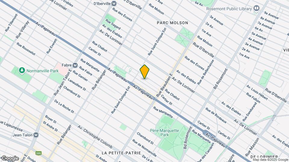 6651 Cartier St Map and Location Details