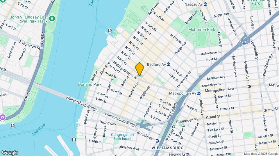 258 Bedford Ave Mapa y Detalles de la Ubicación