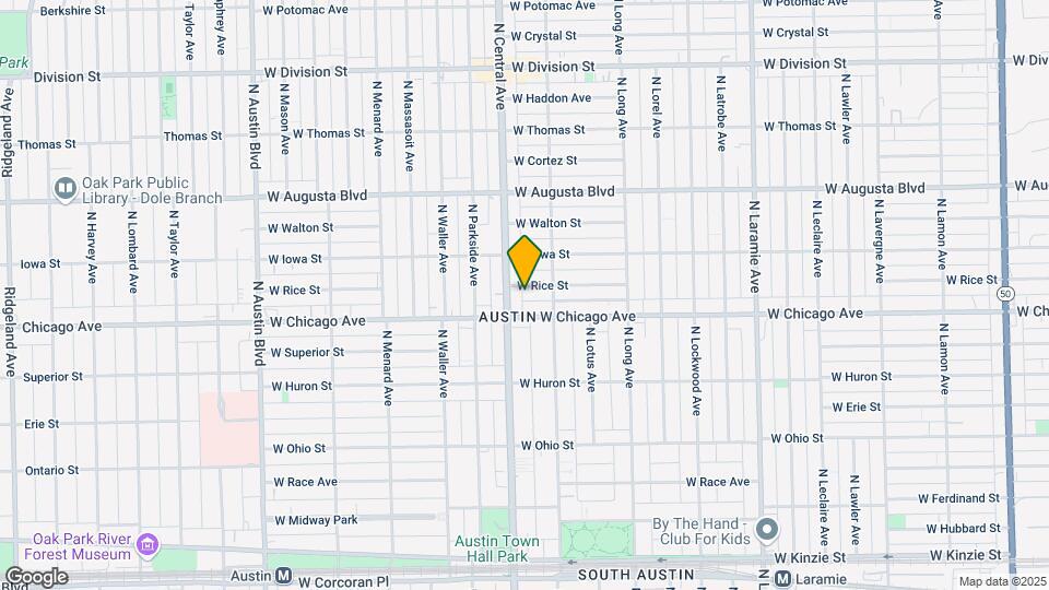 5525-5527 W Rice St Mapa y Detalles de la Ubicación