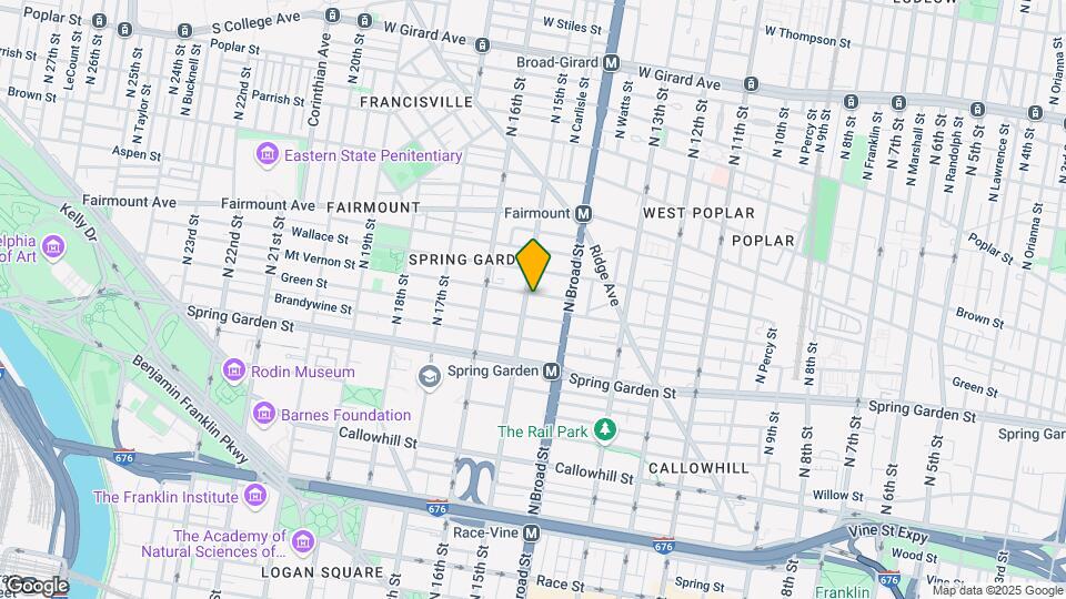 1440 Mount Vernon St Map and Location Details