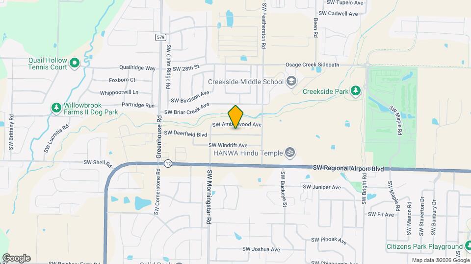 3100 SW Deerfield Blvd Map and Location Details